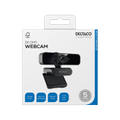 DELTACO W-200 Webcam, 2K 2560x1440 3.7MP, built-in mic,  2 m cable