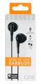 STREETZ C210 Semi-in-ear earphones, 3-button, USB-C, black