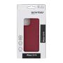 Essentials iPhone 13/14 sand bursted back cover, burgundy