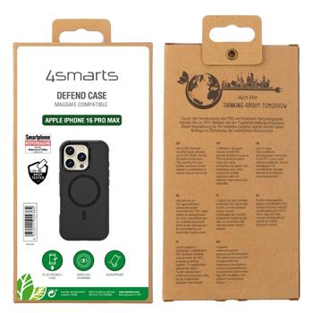 4smarts Defend Case for iPhone 16 Pro Max with UltiMag, MagSafe com. (4S541181)