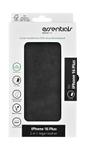 Essentials iPhone 16 Plus PU wallet, detach, recycled, 3 cards, black (3052327)
