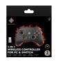 DELTACO 3-in-1 Wireless Controller for PC, 2.4G + BT 5.1 Connection