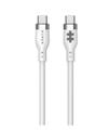HYPER HyperJuice 1.5m Silicone USB-C to USB-C 60W Charging Cable - White