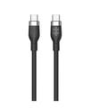 HYPER HyperJuice 1.5m Silicone USB-C to USB-C 60W Charging Cable - Black