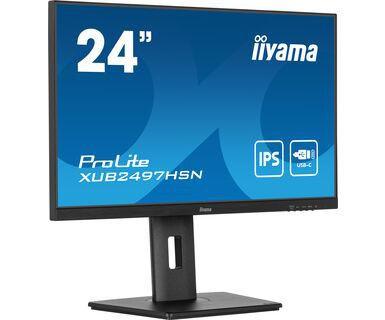 IIYAMA 24" IPS-panel, 1920x1080, USB-C  (XUB2497HSN-B2)