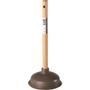 ABENA Vaskesuger, 35cm, Ø13,8cm, brun, plast/træ