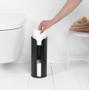BRABANTIA Toalettrullebehållare M.svart