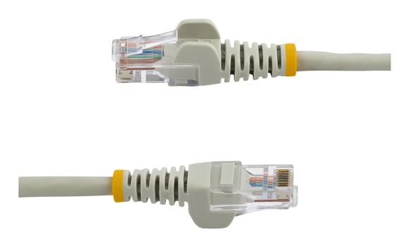 STARTECH "Cat5e Patch Cable with Snagless RJ45 Connectors - 5 m, Grey" (45PAT5MGR)
