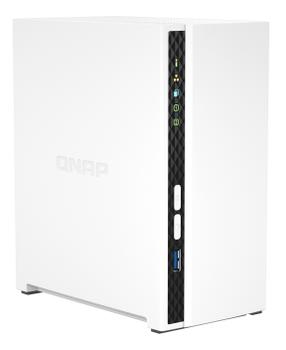 QNAP TS-233 - NAS server - 2 bays - SATA 6Gb/s - RAID 0, 1, JBOD - RAM 2 GB - Gigabit Ethernet - iSCSI support (TS-233)