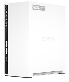 QNAP TS-233 - NAS server - 2 bays - SATA 6Gb/s - RAID 0, 1, JBOD - RAM 2 GB - Gigabit Ethernet - iSCSI support (TS-233)