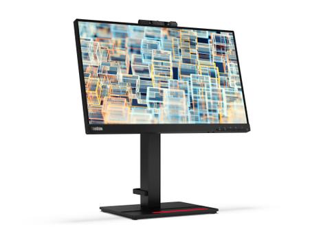 LENOVO ThinkVision T22v-20 - LED-skärm - 22" (21.5" visbar) - 1920 x 1080 Full HD (1080p) @ 75 Hz - IPS - 250 cd/m² - 1000:1 - 4 ms - HDMI, VGA, DisplayPort - högtalare - korpsvart - för ThinkPad P15 Gen 2 2 (61FBMAT6EU)