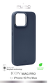 PURO iPhone 15 Pro Max silicon cover ICON MAG PRO, dark blue