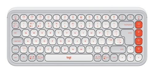 LOGITECH POP ICON KEYS KB OFF WHITE - UK - INTNL-973 PERP (920-013151)
