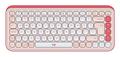 LOGITECH POP ICON KEYS KB ROSE - US INTL - INTNL-973 PERP