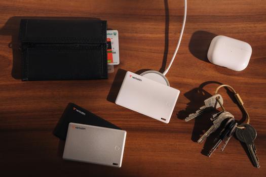 VERBATIM MYFCR-02BS My Finder Card Bluetooth Item Finder 2x BL/SI (32140)