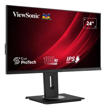 VIEWSONIC c VG2448a-2 - LED monitor - 24" (23.8" viewable) - 1920 x 1080 Full HD (1080p) @ 60 Hz - IPS - 250 cd/m² - 1000:1 - 5 ms - HDMI, VGA, DisplayPort - speakers (VG2448A-2)