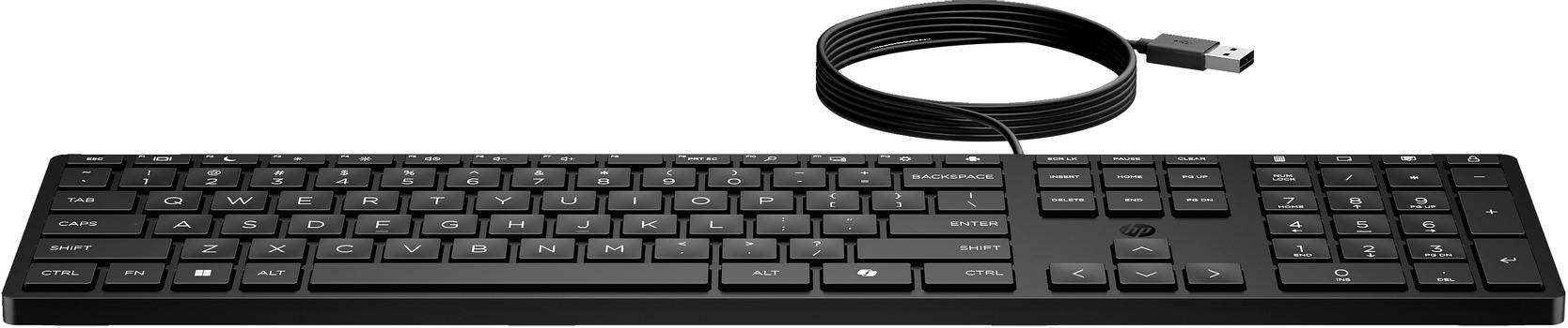 HP Wired Desktop 320K Keyboard (9SR37UT#ABB)