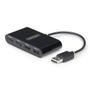 STARTECH 4-Port USB 2.0 Hub USB Bus Powered Small Travel Mini USB Hub Multi-Port USB 2.0 Splitter Portable USB Hub