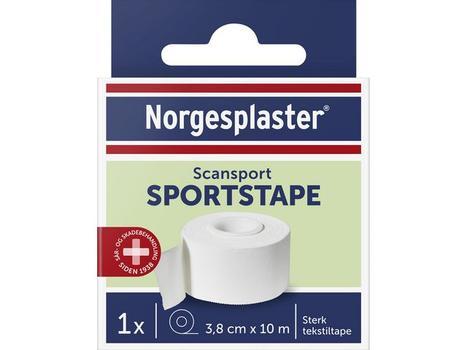 Norgesplaster Tape Scanpor refill 2,5cmx10m hvit (451143058*10)
