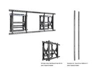 MULTIBRACKETS M Public Video Wall Mount Push HD 1600 XL (7350022739093)