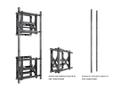 MULTIBRACKETS M Public Video Wall Mount Push HD 1600 XL (7350022739093)