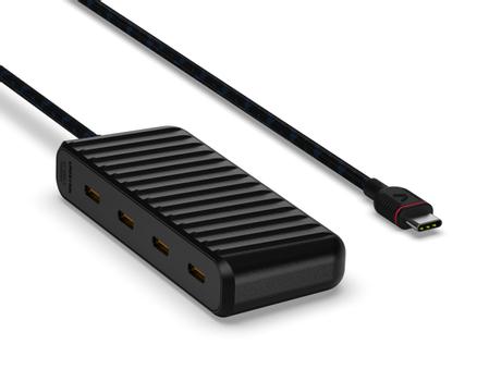 UNISYNK USB-C to 4x USB-C Hub 10Gbps Black (10427)