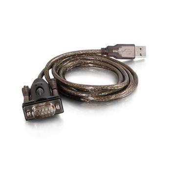 C2G USB TO DB9 MALE SERIAL ADPTR W/THUMBS (CG26887)