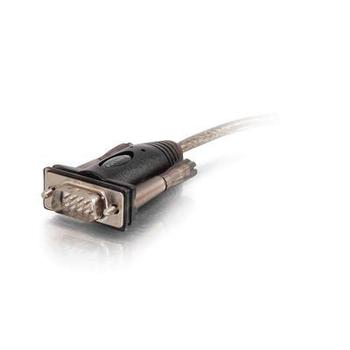 C2G USB TO DB9 MALE SERIAL ADPTR W/THUMBS (CG26887)