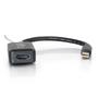 C2G 8in Mini DisplayPort M to HDMI F BLK (CG54313)