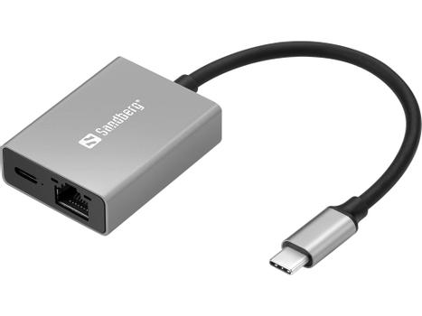 SANDBERG USB-C Gigabit Adapter PD100W (136-60)