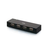 C2G G 4-Port USB-A Hub with 5V 2A Power Supply - Hub - 4 x USB 2.0 - desktop