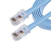 StarTech Cisco Console Rollover Cable - RJ45 Ethernet - Network cable - RJ-45 (M) to RJ-45 (M) - 6 ft - molded, flat - blue - ROLLOVERMM6 - nettverkskabel - 1.8 m - blå