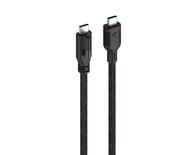 UNISYNK USB-C Cable for Pro AV Dock | Full featured | 140W PD | USB-C - USB-C | 3.1 Gen 2 | Braided | 3m | Black (10475)