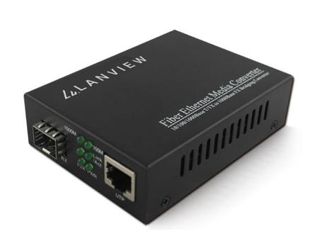 LANVIEW 10/ 100/ 1000Base-T RJ45 to (LVN-MED-SFP-1000BASE-X)