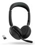 JABRA a Evolve2 65 Flex UC Stereo - Headset - on-ear - Bluetooth - wireless - active noise cancelling - USB-A - black - with wireless charging pad - Optimised for UC (26699-989-989)