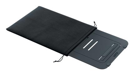 LEITZ Ergo Laptopstativ,  aluminium ultra-flat justerbart För bärbara datorer 10 - 17". Passar även surfplattor. SlimLift Design 6 mm (63460089)