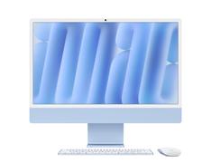 APPLE iMac 24" (October 2024), 4.5K Retina display, M4 chip 8CPU/8GPU, 16GB RAM, 256GB SSD, Blue