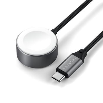 SATECHI USB-C Magnetic Fast-Charging Cable for Apple Watch - Space gray (ST-QCAWM)