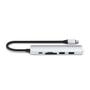 SATECHI 6-i-1 USB-C Slim Multiport-adapter USB Type-C (ST-P6SS)