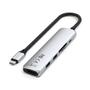 SATECHI 6-i-1 USB-C Slim Multiport-adapter USB Type-C (ST-P6SS)
