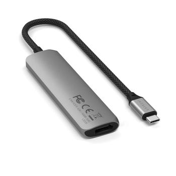 SATECHI 4-i-1 USB-portadapter for USB-C Slim Multiport (ST-P4SM)