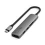 SATECHI 6-i-1 USB-C Slim Multiport-adapter USB Type-C (ST-P6SM)