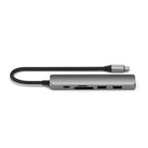 Satechi 6-i-1 USB-C Slim Multiport-adapter USB Type-C (ST-P6SM)