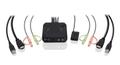 IOGEAR 2-Port 4K KVM Switch with 