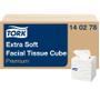 TORK 140278 Extra Soft ansigtsservietter Cube hvid 100stk
