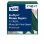 TORK 478847 Linstyle servietter 39x39cm grøn 50stk