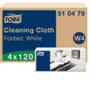 TORK 510479 aftørringsklud W4 hvid
