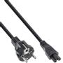 INLINE Power Cable Type F German to "Mikey Mouse" Notebook Plug black 1m