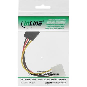 INLINE SATA Stromadapterkabel - 1x 13,34cm (5,25) Buch (29670)