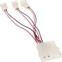 INLINE Kabel Lüfter 12V DC-St. > 3pol Mainboard-St. (Molex) 5V f. 3 Lüfter (33005A)